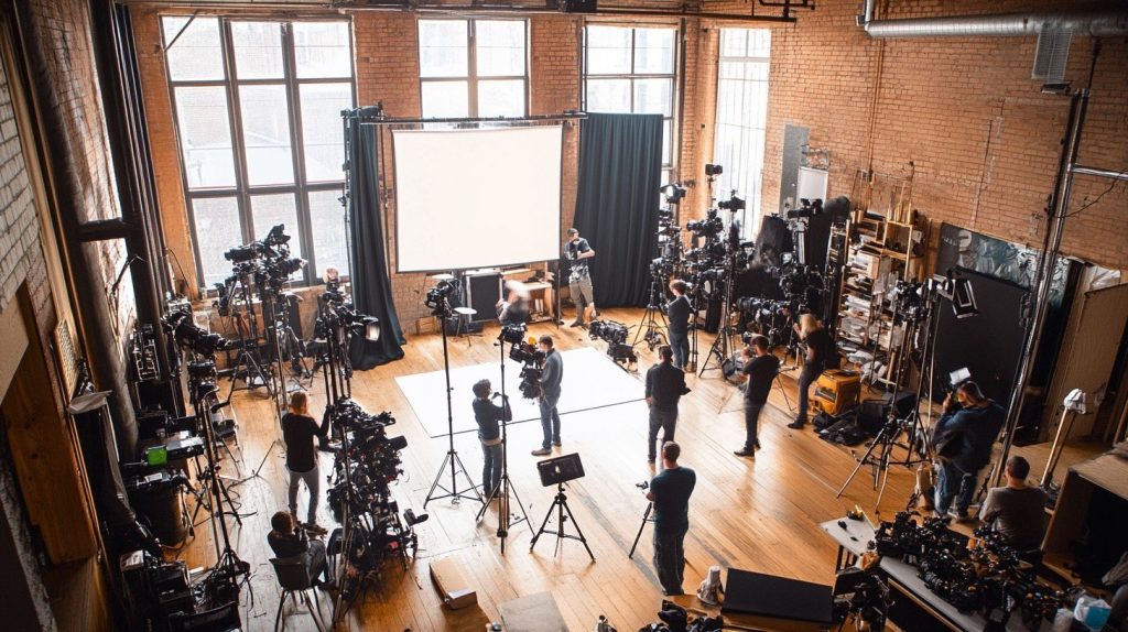 stockcake film setup cleaning images and photos 1762736244